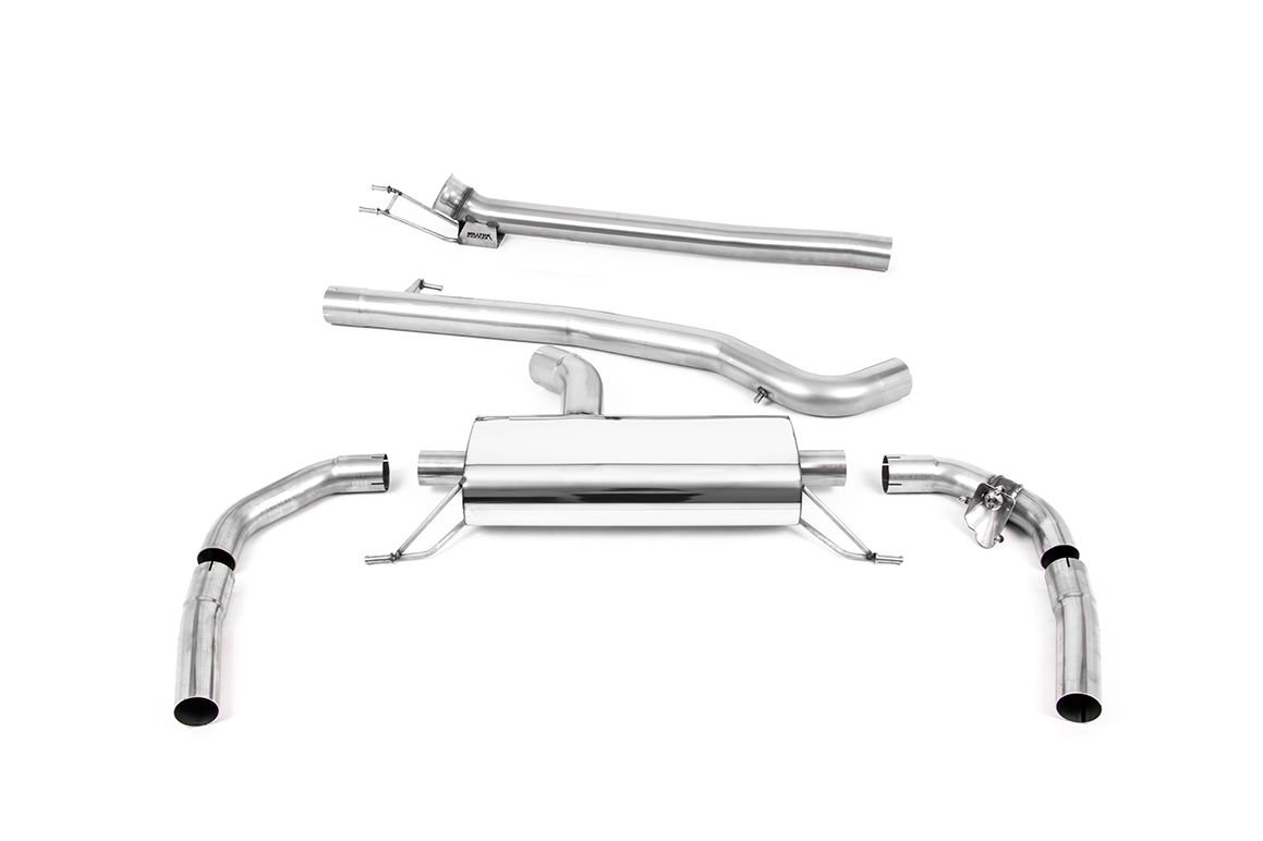 MILLTEK SPORT MERCEDES CLA45/45S 2019sonrası 80MM NON-RESONATED CATBACK