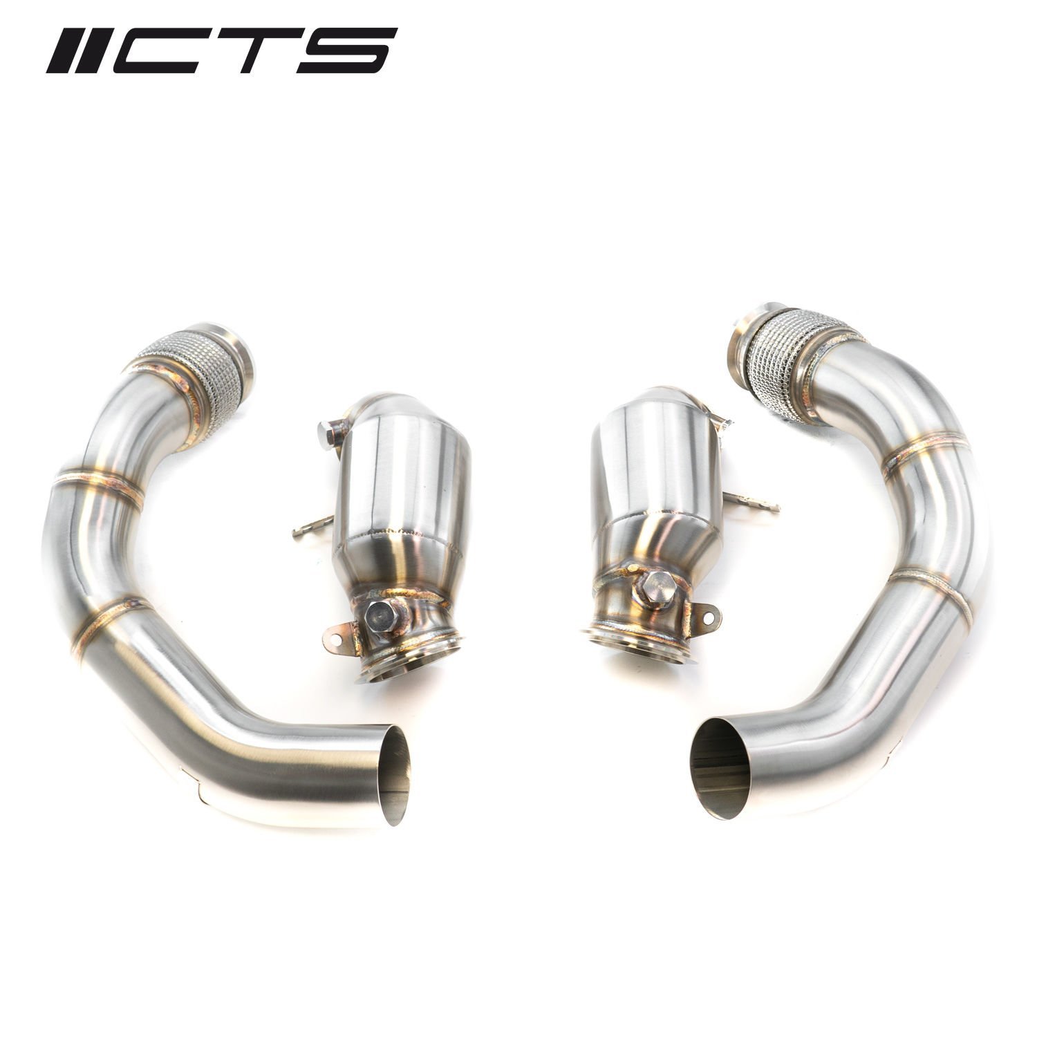 CTS TURBO 80MM HIGH FLOW CAT DOWNPIPE BMW M5/M5C/M8/M8C F90 G15/16