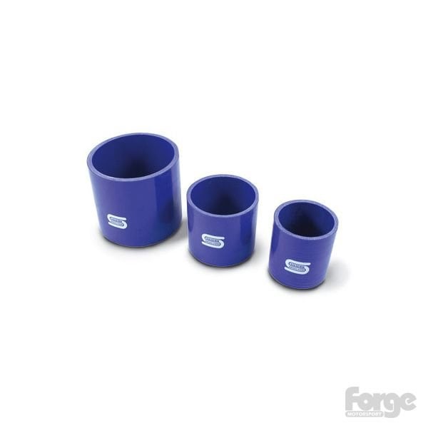 FORGE MOTORSPORT 70MM DÜZ HORTUM MAVİ SİLİKON 10CM