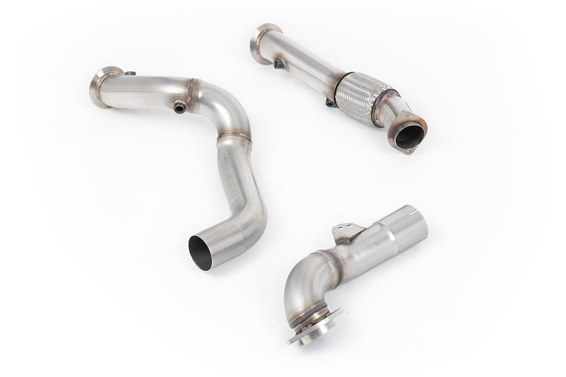 MILLTEK SPORT BMW M3 G80-81 / BMW M4 G82 /BMW M2 G87 DOWNPIPE 76mm SAĞ-SOL  GPF IPTALINE UYGUN