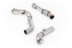 MILLTEK SPORT BMW M3 G80-81 / BMW M4 G82 /BMW M2 G87 DOWNPIPE 76mm SAĞ-SOL  GPF IPTALINE UYGUN