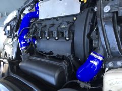 FORGE MOTORSPORT MINI R56 COOLER VE THROTTLE SİLİKON HORTUM 2 PARÇA KIRMIZI