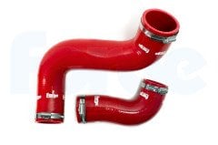 FORGE MOTORSPORT MINI R56-R60 N18 COOLER VE THROTTLE SİLİKON HORTUM 2 PARÇA SİYAH