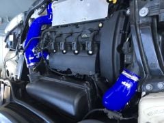 FORGE MOTORSPORT MINI R56-R60 N18 COOLER VE THROTTLE SİLİKON HORTUM 2 PARÇA SİYAH