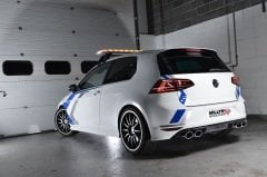MILLTEK SPORT VW MK7 GOLF R CAT-BACK RESONATED SESSİZ EKSOZ SİSTEMİ TİTANYUM KAFA