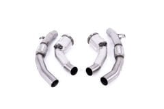 MILLTEK SPORT AUDI RS6  C8 / AUDI S8 D5 4,0T  80MM Large-bore Downpipes and Cat Bypass Pipes