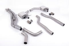 MILLTEK SPORT AUDI RS6 C8 4,0T MILLTEK DP SONRASI SESLİ 80MM